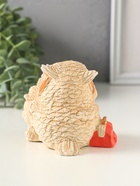 Фигурка гипс «Сова детский врач», 8×9×7 см, слоновая кость - фото 809651466