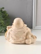 Фигурка гипс «Хотей с рыбой», 10×9×7 см, слоновая кость - Фото 3