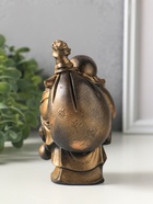 Фигурка гипс «Хотей», 14×8 см, под бронзу винтаж - Фото 3