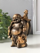 Фигурка гипс «Хотей», 14×8 см, под бронзу винтаж - Фото 4