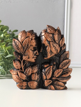 Фигурка «Чувства», 14×13×3 см, под бронзу винтаж