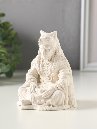 Фигурка «Шаман белых гор», 9×6×6 см, гипс