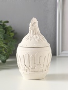 Шкатулка с крышкой для украшений «Петух», 13×7 см, гипс - Фото 2