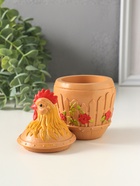 Шкатулка с крышкой для украшений «Петух», 13×7 см, охра - Фото 5