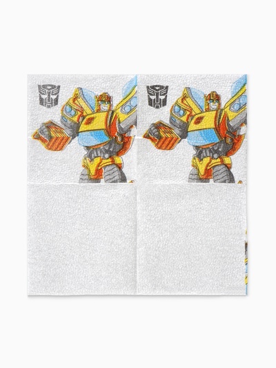 Салфетки бумажные, 24×24 см, 20 штук, «Робот»