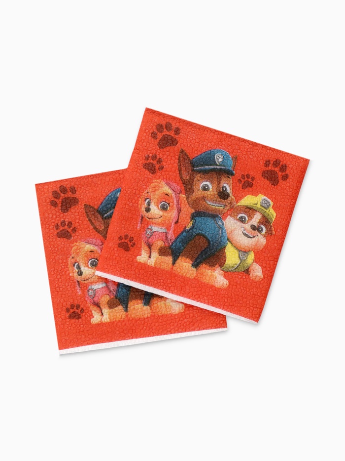 Салфетки бумажные, 24×24 см, 20 штук, «Собачки» - Фото 1