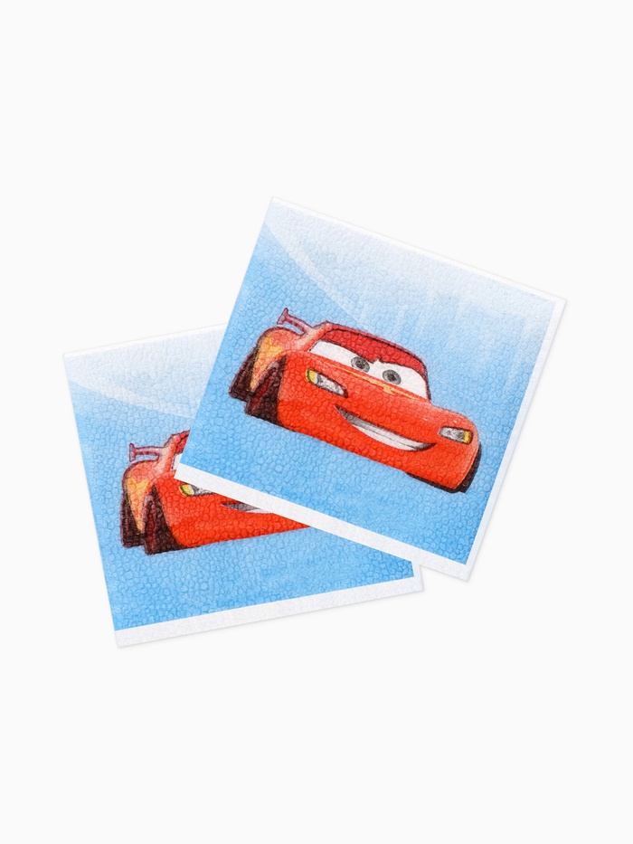 Салфетки бумажные, 24×24 см, 20 штук, «Машинка» - Фото 1