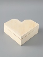 УЦЕНКА Шкатулка дерево под роспись "Сердце с гранями" крышка на магнитах 24х18х8 см - Фото 1