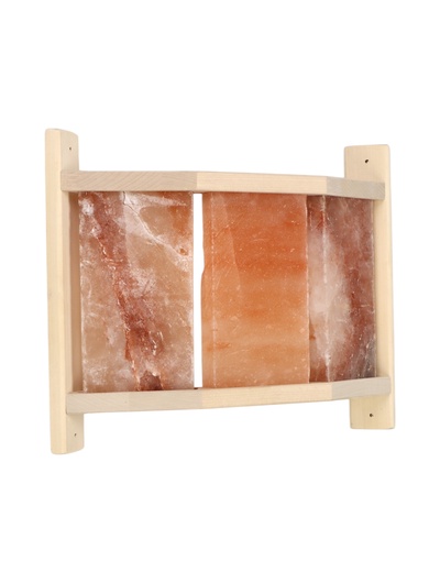 УЦЕНКА Абажур угловой с гималайской солью 29.5×33×13.5 см