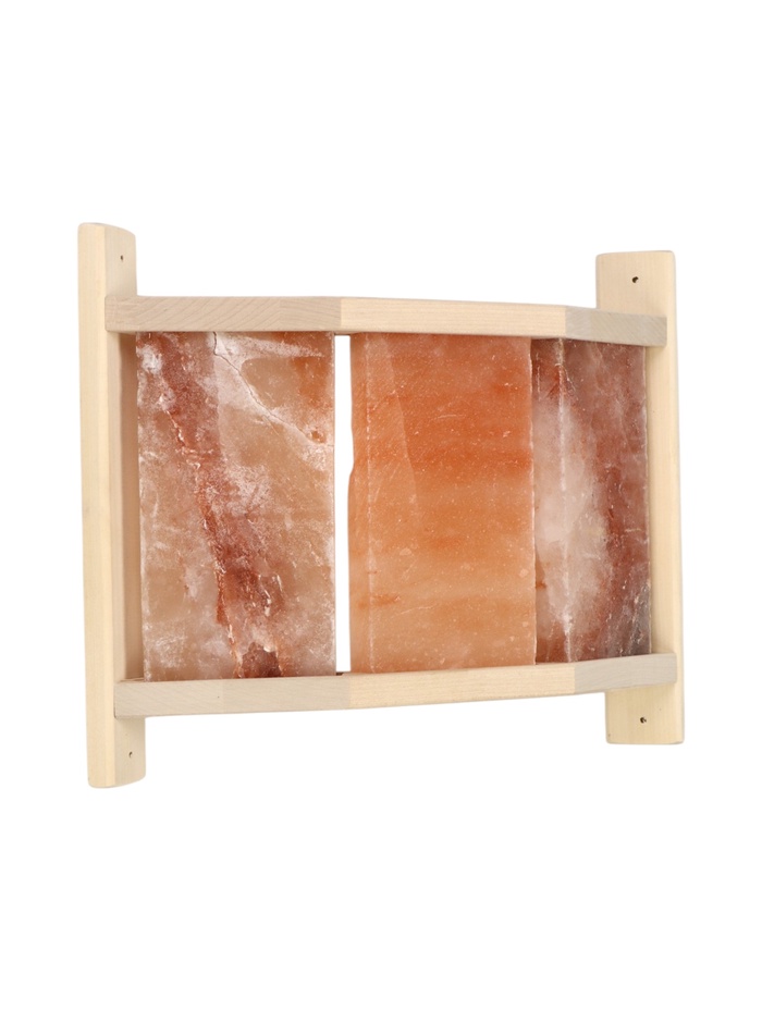 УЦЕНКА Абажур угловой с гималайской солью 29.5×33×13.5 см - Фото 1