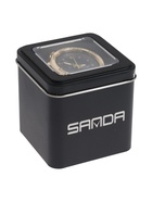 УЦЕНКА Часы наручные электронные, d=5.3 см, будильник, календарь, подсветка, ремешок силикон, золото - Фото 3