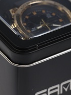 УЦЕНКА Часы наручные электронные, d=5.3 см, будильник, календарь, подсветка, ремешок силикон, золото - Фото 6