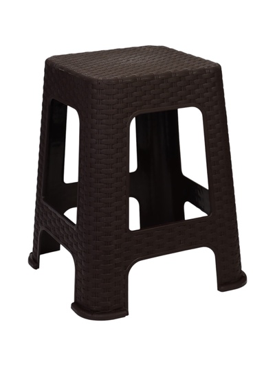 УЦЕНКА Табурет 37,2х37,2х45см "Ротанг", цвет коричневый