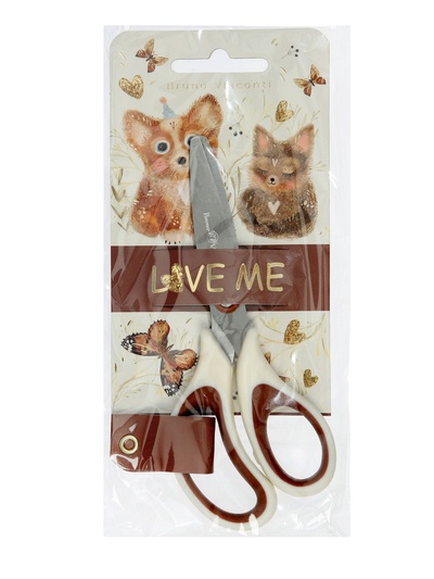 Ножницы детские LOVE ME, эргономичные ручки, 14.2 см