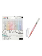 Набор акриловых ручек 12 цветов, 1.0 мм - Фото 1