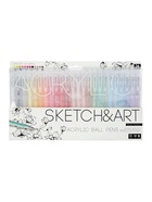 Набор акриловых ручек 24 цветов, 1.0 мм - Фото 2