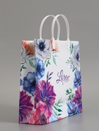 Пакет «Лорен», мягкий пластик, 30×30 см, 150 мкм - Фото 3