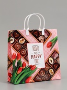 Пакет «Шоколатье», мягкий пластик, 30×30 см, 150 мкм - Фото 1