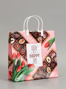 Пакет «Шоколатье», мягкий пластик, 30×30 см, 150 мкм