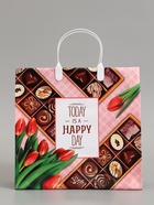 Пакет «Шоколатье», мягкий пластик, 30×30 см, 150 мкм - Фото 2