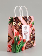 Пакет «Шоколатье», мягкий пластик, 30×30 см, 150 мкм - Фото 3