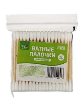 Ватные палочки бамбук «Мой выбор», 90 шт.
