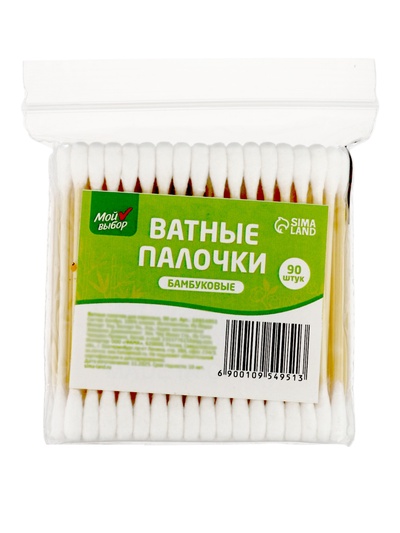 Ватные палочки бамбук «Мой выбор», 90 шт.