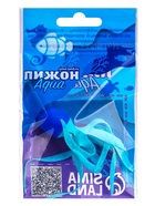 Декор для аквариума «Осьминог», 4×9 см, голубой - фото 809651958