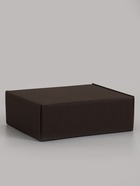 Коробка самосборная, черная, 22.5×21×7 см - фото 809651994