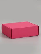 Коробка самосборная, розовая, 22.5×21×7 см - фото 809651997