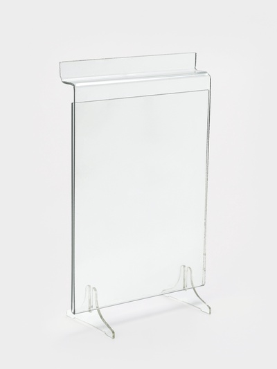 Ценникодержатель в эконом-панель, откидной, 10×13.5 см, прозрачный