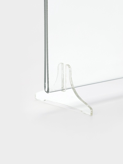 Ценникодержатель в эконом-панель, откидной, 10×13.5 см, прозрачный