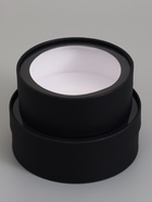 Подарочный набор коробок 2 в 1 круглых, «Черная» с окном, 21×7 - 18×6 см - фото 809652022