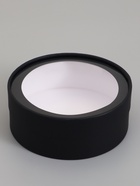 Подарочный набор коробок 2 в 1 круглых, «Черная» с окном, 21×7 - 18×6 см - фото 809652025