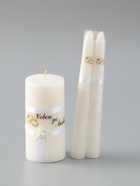 УЦЕНКА Набор свечей свадебных «Совет да любовь с розой »белый: родительские 1.8×15; очаг 5×9.5 см 24 - Фото 2