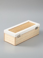 УЦЕНКА Шкатулка дерево с делениями «Корзинное плетение» 10×23.5×7 см - Фото 3