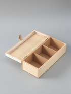 УЦЕНКА Шкатулка дерево с делениями «Корзинное плетение» 10×23.5×7 см - Фото 4
