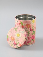 УЦЕНКА Шкатулка металл цилиндр «Цветы на розовом» набор 4 шт. 9.5×6; 11×7.5; 12.5×9; 14×10.5×10.5 см - Фото 3