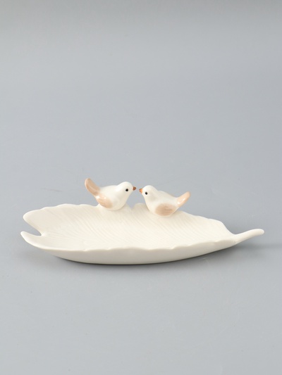 УЦЕНКА Подставка для мелочей «Пташки» 21×8×5 см, белая