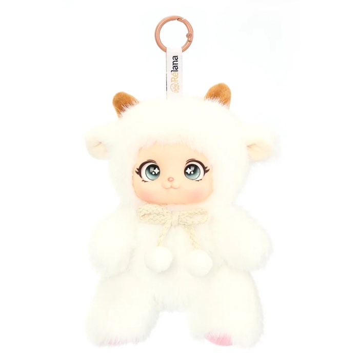 Мягкая игрушка - брелок «Овечка Лия», 15 см, белая