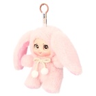 Мягкая игрушка - брелок «Зайчик Мия», 15 см, розовая - Фото 2