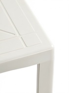 Столик садовый Decorona DeVeranda, 35×35×42 см, пластиковый, для шезлонга, белый - Фото 4