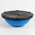 УЦЕНКА Полусфера BOSU гимнастическая ONLYTOP, с насосом, 46×20 см, синяя - Фото 5