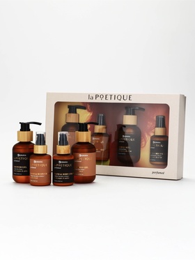 Подарочный набор: гель для душа 120 мл. крем 2×60, по мотивам Black pepper, Vanilla blend