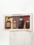 Подарочный набор: гель для душа 2×120 мл, крем для рук и тела 2×60, аромат: Black pepper, Vanilla blend, laPOETIQUE - фото 809652106