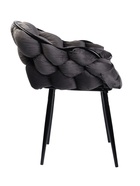 Стул - кресло Карера LS, велюр, цвет графит/чёрный - Фото 4