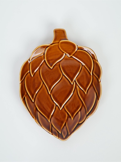 УЦЕНКА Тарелка "Зимний лес", 20 х 17 см