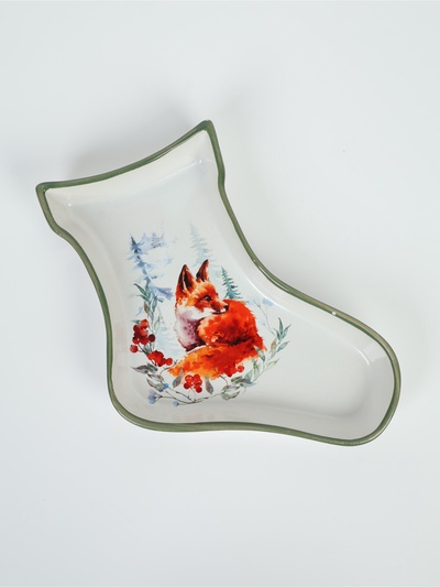 УЦЕНКА Блюдо "Лисичка", 20х15,5х3 см