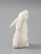 УЦЕНКА Сувенир керамика "Белый зайка - полевые цветы" 7,3х5,6х12,7 см - Фото 4