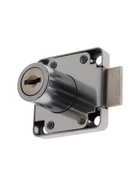 УЦЕНКА Замок мебельный (мод. 138-22), прямой ригель, корпус ЦАМ, 2 ключа - Фото 2